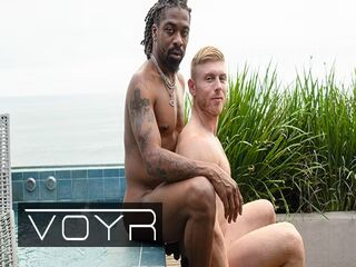 VOYR - Matt Ellis Gets His Ass Stretched In Doggystyle By The Handsome Stud Phat Rabbit Killer