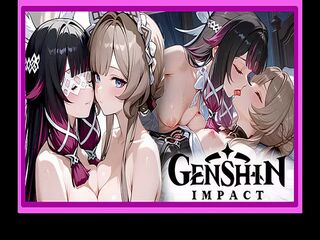 Genshin Impact – Sandrone and Columbina, are they really friends!